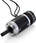 Planetary Gear Brushless Outrunner Motor With 24mm Gearbox And 6mm Shaft For Robotics And RC Builds, side view