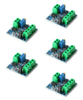 Five Pack PWM To Voltage Module For Industrial Control Converts PWM From Zero To One Hundred Into Zero To Ten Volt Output With Five Percent Error Requires A Twelve To Thirty Volt Power Supply One Kilohertz To Three Kilohertz Input Level Four Point Five