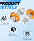 4 Pcs Aluminum License Plate Screws Kit For Bikes Cars And Trucks, Heavy Duty Frame Fasteners Bolts, featuring rust resistant hardware