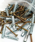 Heavy Duty Wall Anchor Expansion Bolts With Self Tapping Screws And Drilling Plugs Serrated Expansion Nails Solid Carbon Steel Construction on display