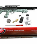 BullBoss.25 Cal PCP Air Rifle Limited Edition With Side Lever, 1000 FPS And 49 FPE, Quiet Energy Silencer and accessories