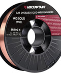 Pro Grade Mig Welding Wire 0.030 ER70S6 10 Lb Spool Low Splatter For Steel Smooth Feed And Deep Penetration Compatible
