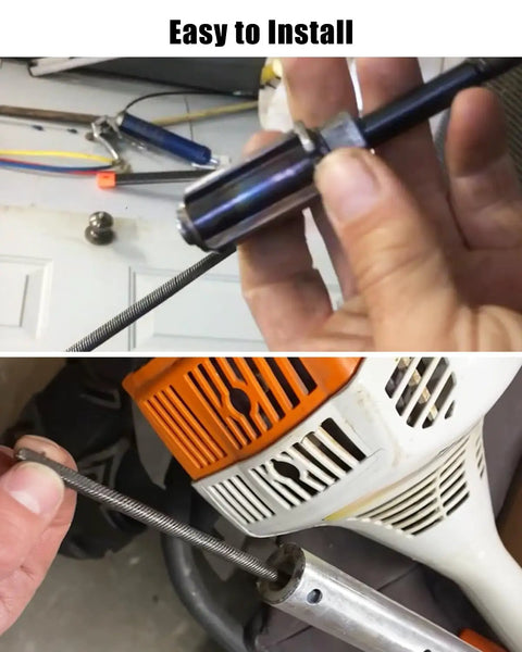 Easy to Install Flexible Drive Shaft For Outdoor Power Tools Compatible With FS36 FS38 FS40 FS40C FS44, angled metal shaft