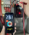 Smart Digital Multimeter With Color LCD Display 6000 Counts Auto Range Rechargeable Battery 3 Results Screen used in electrical panel