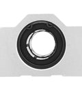 25mm Linear Motion Ball Bearing Slider Bushing For CNC And 3D Printer Axes Alloy Long Guide Rail Stainless Steel Hardware Boss Grade Built To Last High Precision Smooth Glide Durable Sliding Block For Reliable Motion front view