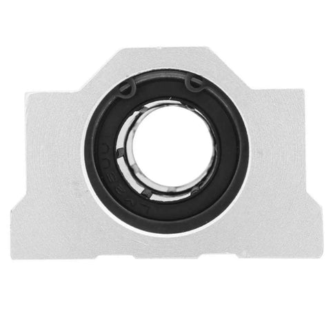 25mm Linear Motion Ball Bearing Slider Bushing For CNC And 3D Printer Axes Alloy Long Guide Rail Stainless Steel Hardware Boss Grade Built To Last High Precision Smooth Glide Durable Sliding Block For Reliable Motion front view