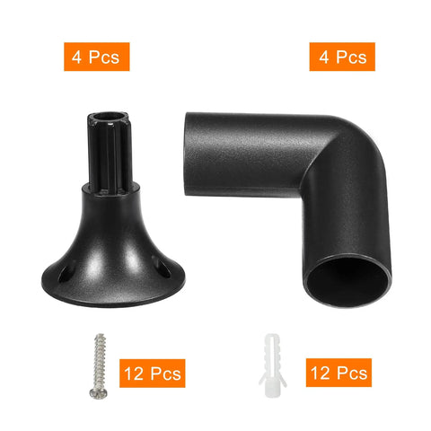 Solar Torch Light Base and Joint Kit for Wall Mounting, Easy Install DIY Friendly Landscape Lighting for Garden Paths