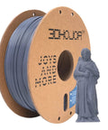 3DHoJor PLA Pro 1.75mm grey PLA+ filament on cardboard spool, 1 kg, +/-0.03 mm