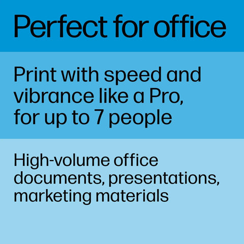 Color Laser Printer For Small Offices, Wireless Duplex Office Printer With Fast Color Printing Up To 26 Ppm, Professional-Quality Reports, TerraJet Toner, Ideal For Busy Teams promotes efficient printing for up to 7 users.
