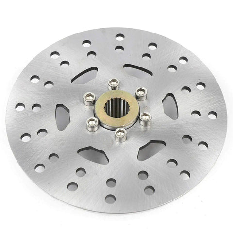 Steel brake disc from Go Kart Rear Axle Assembly Kit With 29 Inch Overall Length Aluminum Live Axle And Steel Brake Disc For DIY Go Kart ATV Quad Buggy Mini Bike Complete Wheel Hub Kit Built Tough And Ready