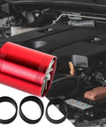 High Flow Air Intake Turbo Booster Kit With Double Sided Turbine For Cars shown with engine components