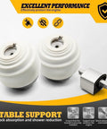 Dope Hydraulic Engine And Transmission Mount 3 Piece Kit Direct Replacement For Mercedes Sl500 Cl500 E500 Auto Transmission No Sweat Install Street Ready, featuring two white hydraulic mounts and a silver bracket.