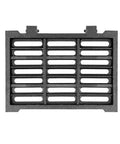 Heavy Duty Outdoor Trench Drainage Kit With 304 Stainless Steel Channel Drain for driveways paths lawns and courtyards - grate view