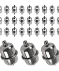 Mini Thermal Expansion Tank 0.5L Stainless Steel Water Hammer Arrestor group with half inch Mnpt threads for pipe protection