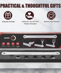 Offset Extension Wrench For Tight Spaces, Impact Ready And Hella Handy, 304 stainless steel, with square drive adapters in packaging