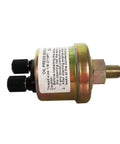 CYONRUAN oil pressure sensor side view, 1/8 NPT male thread, metal body with two black connectors