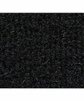 Solid Black Cutpile Full Room Complete Floor Carpet For 2011 2014 Gmc Yukon, dense cutpile material close-up view.