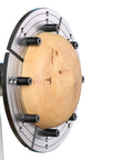 8 Inch Jaw Set For VINWOX 3.5 Inch Wood Lathe Gear Chuck And 4 Inch Scroll Chuck Flat Jaw Kit holding a wooden bowl