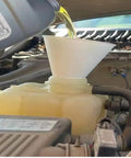 60 Pack Disposable Engine Oil Funnels For Quick Oil Changes, Paper Auto Funnels For Motor Oil, Water, Gas And Coolant in use