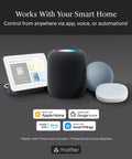 Smart home devices including Apple Home, Google Home, and Alexa speakers for seamless control and connectivity.