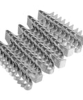 Built Tough Cabinet Shelf Clips for Metal Cabinets Secure Braces and Storage Brackets 200 Pack arranged in layers