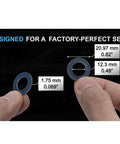 12mm Aluminum Oil Drain Plug Washers Pack Of 10 - Leak-Proof Gasket Seals for Toyota Lexus Scion