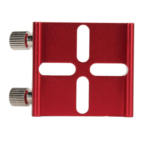 Universal Dovetail Base For Finder Scope Mount With Two Grippy Thumbscrews No Fuss Install For Optical Telescopes Red Finish