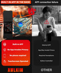 Comparison of 8 Sensor Smart Wireless Meat Thermometer with Built In Touchscreen Base versus app-connected thermometer