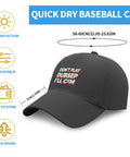 Dope Dark Gray Adjustable Baseball Cap For Men With Classic Fit featuring bold text design and easy buckle adjustment
