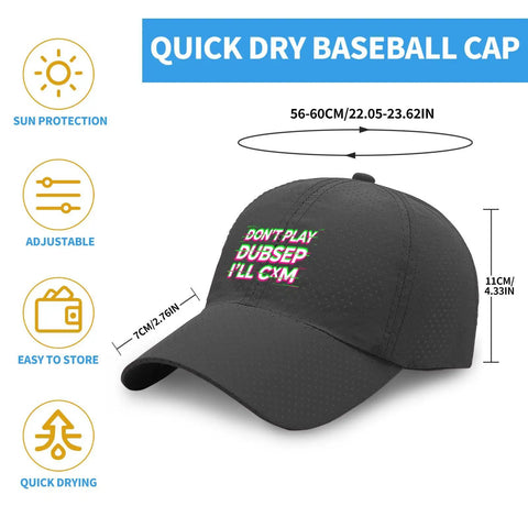 Dope Dark Gray Adjustable Baseball Cap For Men With Classic Fit featuring bold text design and easy buckle adjustment