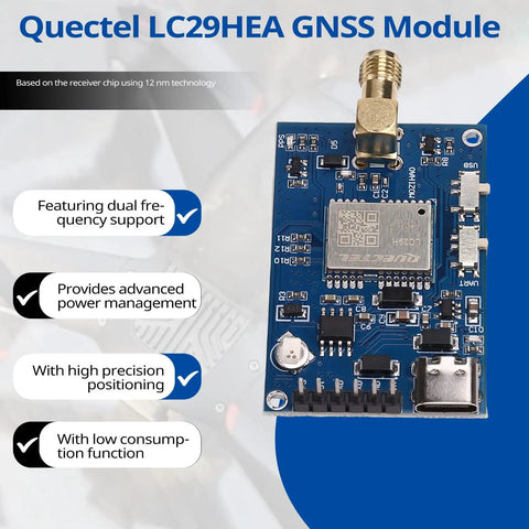 High Precision RTK GNSS Module For Drones With 10Hz Update Rate And Multiband Tracking Delivers Centimeter Level Positioning Chip