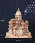 Epic Enchanted Castle Clockwork 3D Wooden Puzzle Kit 1000 Piece For Adults And Teens 14 Plus DIY Mechanical Puzzle Set For Puzzle Enthusiasts And Builders And Fans, 11.18 in castle model