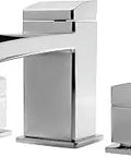 Two Handle Complete Roman Tub Trim With Chrome Finish, ADA Compliant, Pforever Seal Ceramic Disc Valve, Never Leak Guarantee, Three Hole