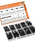 380 Piece M4 Socket Cap Screws Set With Countersunk Heads in plastic organizer box