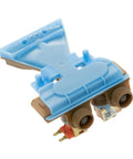 GE And Hotpoint Washer Water Inlet Valve Replacement Wh13x26534 Ps12726768 Ap6891106 in blue design with dual connectors.