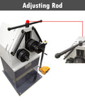 Top Tier Badass Electric Hydraulic Roll Bender Delivering Slick Precision For Swift Horizontal Or Vertical Metal Tube Forming And Heavy Duty Steel Pipe Rolling Built Different Pro Gear, featuring adjusting rod and roller design.