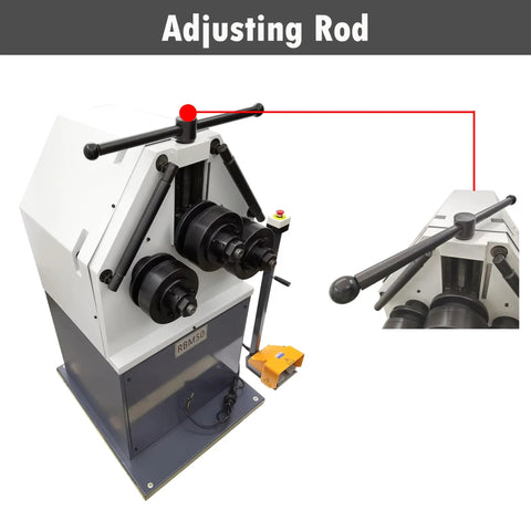 Top Tier Badass Electric Hydraulic Roll Bender Delivering Slick Precision For Swift Horizontal Or Vertical Metal Tube Forming And Heavy Duty Steel Pipe Rolling Built Different Pro Gear, featuring adjusting rod and roller design.
