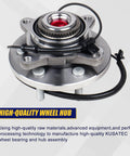 Beefy Front Wheel Bearing And Hub Assembly 515169 For Ford F150 4x4 2015 2016 2017 Front With ABS 6 Lug Bolts Premium Grade Aftermarket Drop In Replacement