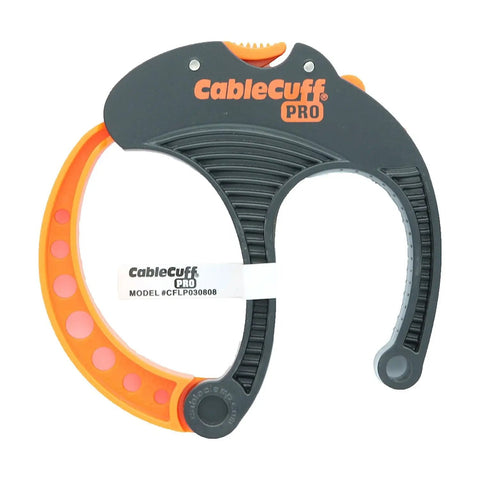 Large 3 Inch Cable Tie Replacements 4 Pack Adjustable And Reusable For Extension Cords And Electronics Black And Orange