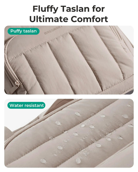 Underseat Carry On Luggage With Wheels 16 Inch Compact Travel Case For Women Lightweight Brown Underseat Suitcase taslon texture