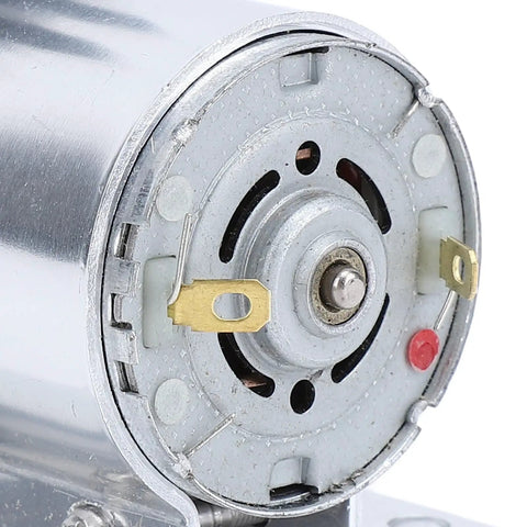 Brushless 12V DC Vacuum Pump motor close-up, showing internal components and connectors for efficient air extraction.