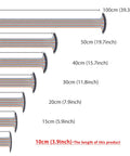 Diagram showing various lengths of multicolor jumper wires. Highlighted: 10 cm length from Jumper Wire Kit 120 Piece Set for Arduino.