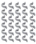 1 Inch PVC Electrical Con Clamp 2 Hole U Bracket Pipe Strap for HVAC Telecommunication Refrigeration and Lighting Flexible PVC Conduit Clamp