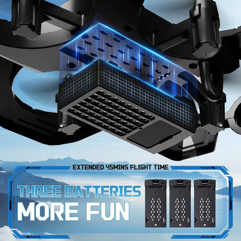 Close-up of battery compartment for Ultra Fun RC Planes With 3 Batteries For Kids And Adults Foam Remote Control Jet Plane.