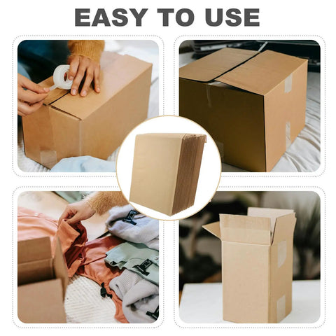 20 Pack Kraft Paper Bubble Mailers With Self Sealing Design And Shockproof Padding, open boxes for shipping, easy to use