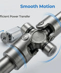 Heavy Duty Universal Shaft Coupler Three Quarter Inch Motor Connector And Steering Joint 12 By 24 By 56 Millimeters showing smooth motion and efficient power transfer.