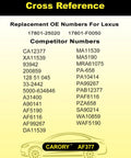 Cross reference for Engine Air Filter Compatible With Toyota RAV4 Camry Highlander Avalon GR Corolla Grand Highlander And Lexus ES NX RX 350 Models