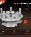 2 Pack Front Or Rear Wheel Bearing And Hub Assembly 5 Lug Budget Friendly OEM Grade For Hyundai And Kia AWD Cars 2017 To 2023 Elantra Elantra GT Ioniq Kona Veloster Niro Seltos featuring anti-corrosion coating and 10.9-grade bolts