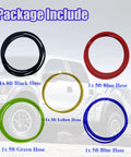 Get Your Ford F-150 Rolling Smooth Again With This Durable 5 Piece Vacuum Line Kit Perfect For 1992 to 1996 Models Equipped With The Rock Solid 305 Watt Three Hundred And Five W Engines Or The Mighty Five Point Eight Five Point Zero Litre Powerhouse That black red blue green and yellow hoses