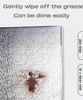 Close-up of Magnetic Insulation Shield For Refrigerator Side Self Adhesive Heat Shield Board showing grease wipe-off